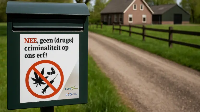 Sticker op brievenbus van boeren moet ondermijnende criminaliteit weren uit Deurnes buitengebied