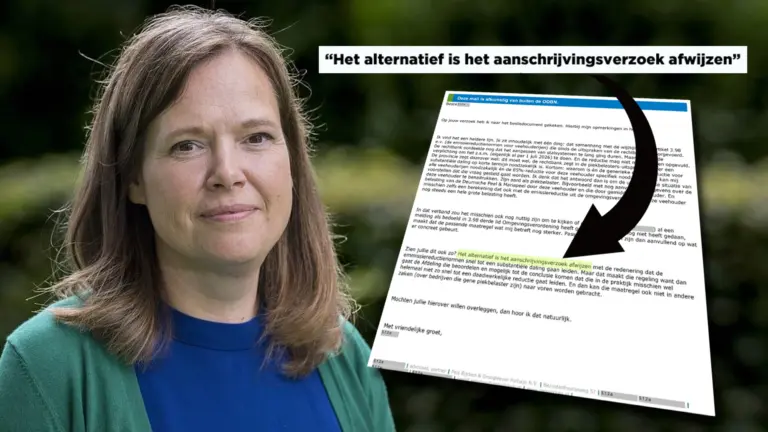 Gedeputeerde Saskia Boelema die ‘niet anders kon’ had volgens interne email van advocaat wel een keuze