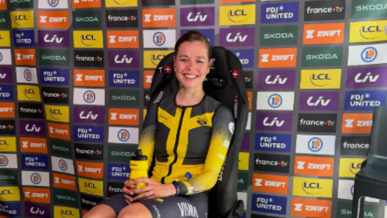 Deurnese Lieke Nooijen grijpt net naast etappewinst bij tijdrit in Tour de France Femmes
