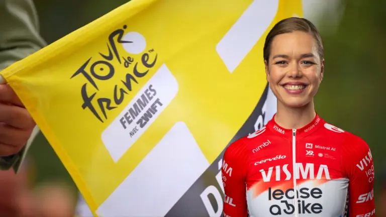 Wat Deurnese Lieke Nooijen eet tijdens etappe-dag Tour de France Femmes: ‘120 gram koolhydraten per uur’