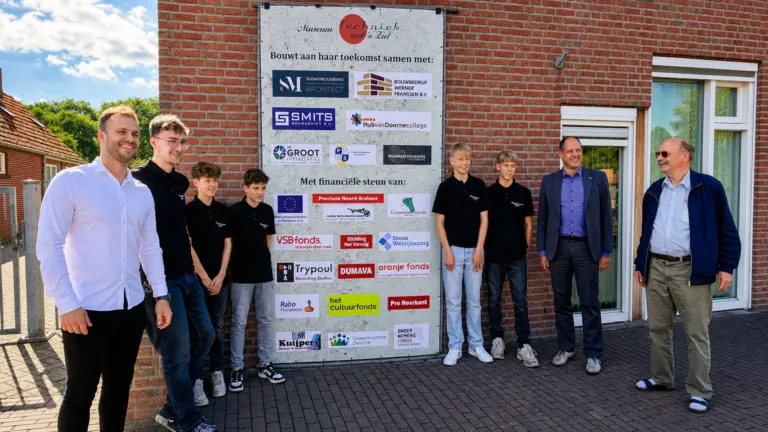 Leerlingen Hub van Doornecollege bouwen mee aan Museum Techniek met ’n Ziel; ‘Wordt een leerproces’