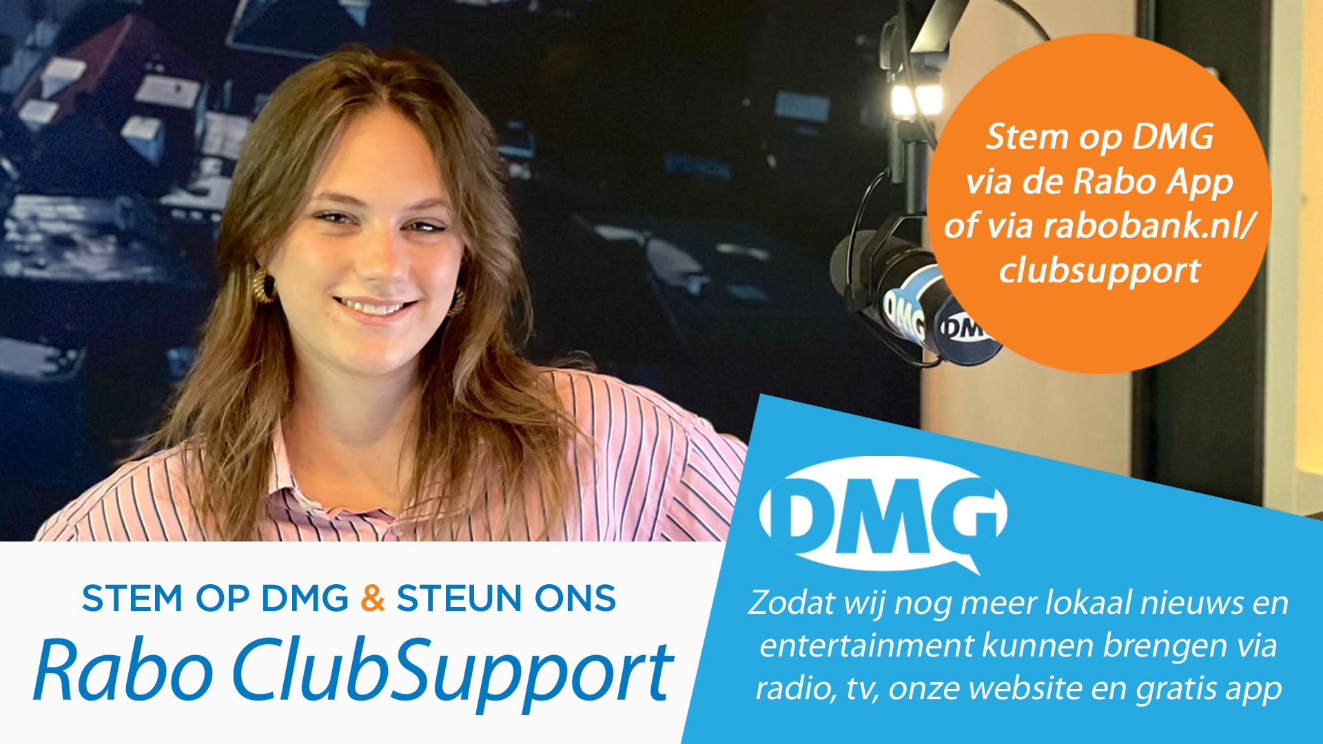 Stem op DMG bij Rabo ClubSupport; een kijkje achter de schermen met Nora Hoogers