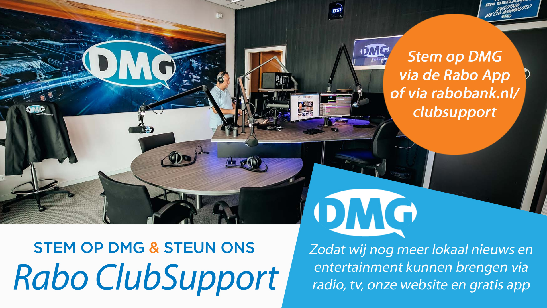 Rabo ClubSupport van start; breng deze maand je stem uit op DMG