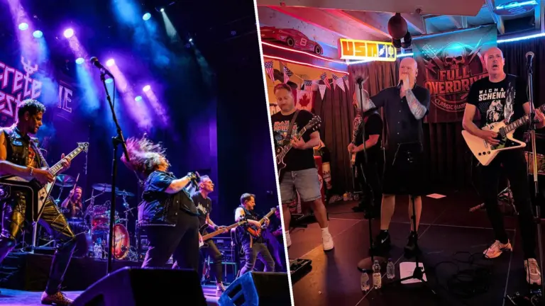 Scheurende gitaren van Full Overdrive en Concrete Priest in Cultuurcentrum Deurne: ‘Wordt avond vol vuur’