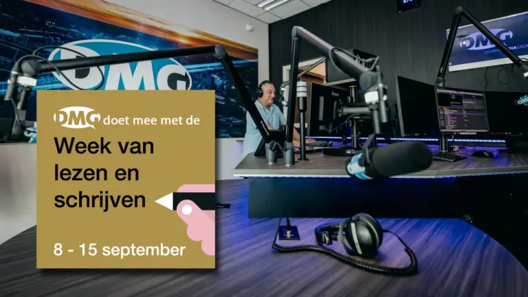DMG doet opnieuw mee met Week van lezen en schrijven; ‘Lokale radio biedt nieuws in begrijpelijke taal’