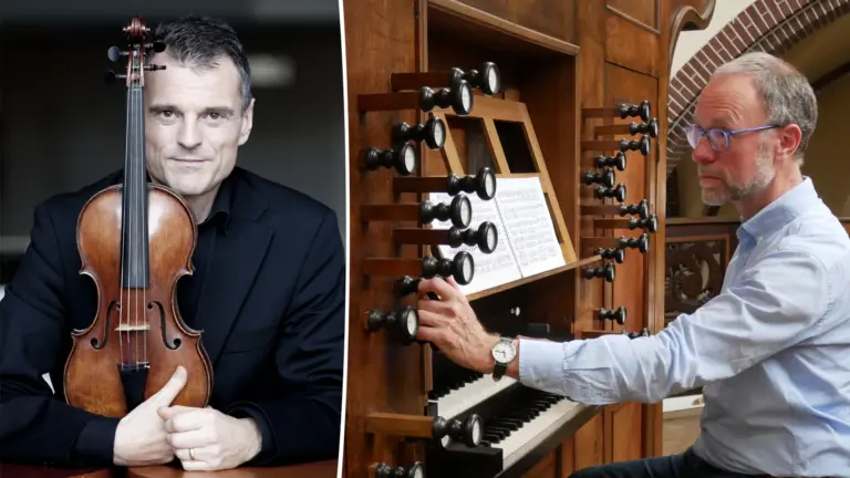 Topmusici Franc Polman en Henk Verhoef  geven concert in Deunese Willibrorduskerk