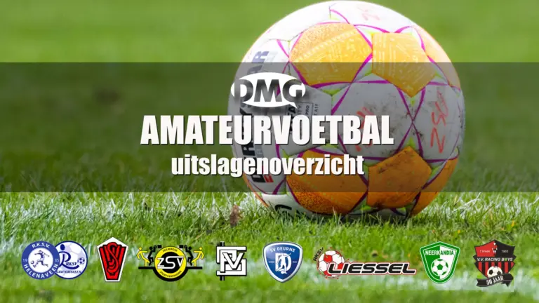 Alle uitslagen amateurvoetbal gemeente Deurne; bekijk hier hoe jouw favoriete club heeft gespeeld