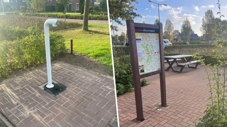 Liessel heeft na vijf jaar eindelijk een watertappunt: ‘Talloze fietsers maken er dagelijks goed gebruik van’